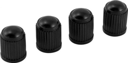 PLASTIC TYRE VALVE CAPS BLACK (PACK 10) - Ranger Stork