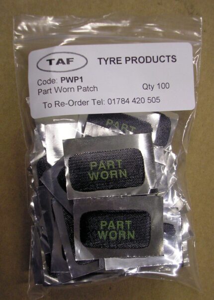 Part Worn Tyre Patch PK 100 - Ranger Stork