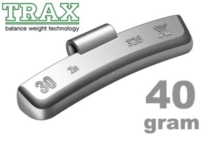 TRAX Wheel Weight for Alloy Wheels 40G BOX OF 50 - Ranger Stork