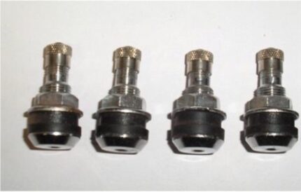 Tyre Valves Metal Low Profile 15MM Set Of Four - Ranger Stork