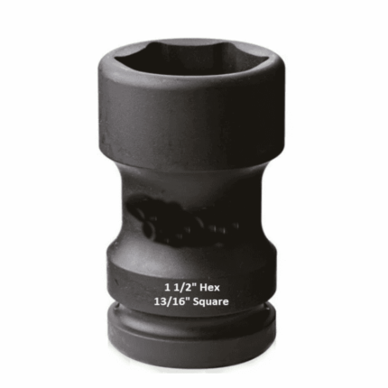 Ranger Stork 1" Drive Combination Bud Socket 1 1/2" Hex x 13/16" Square AF