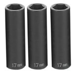 Ranger Stork 17mm x 1/2" Drive Deep Impact Socket (3-Piece Set)