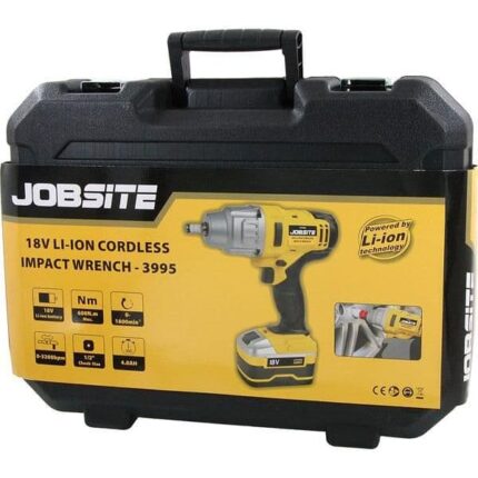 Jobsite CT3995 18V Li-ion Cordless Impact Wrench - 600Nm