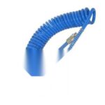 Ranger Stork 5m Coiled Air Hose - 6.5mm ID x 10mm OD, 1/4" BSP Male