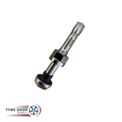 TAF Aluminium Truck Wheel Valve with Grommet Seal - 9.7mm Hole Size, 54.5mm Length