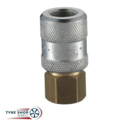 PCL 12V1 Earthmover Tyre Valve Connector - Screw-On Open End