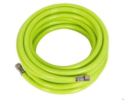 Ranger Stork High Visibility Yellow Air Hose - 8mm Bore, 1/4" BSP Fittings