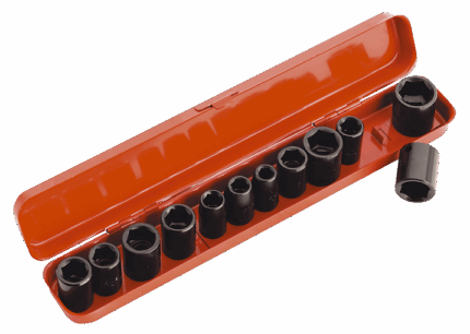 Ranger Stork 12pc 3/8" Sq Drive Impact Socket Set (Metric/Imperial)