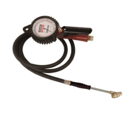 MICHELIN Eurodainu Tyre Inflation Gauge with 3m Hose & Twin Clip-on Connector