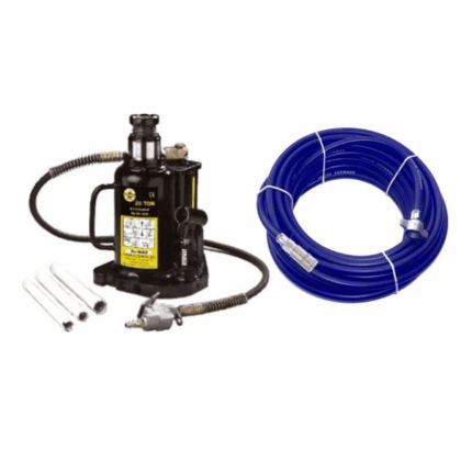 OMEGA OM18202 20 Ton Air-Hydraulic Bottle Jack with Truck Connector