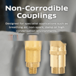 PCL AC32CF Non-Corrodible Brass Air Coupling