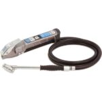 PCL MK4 Tyre Inflator Gauge with Twin Clip-on Connector & 3.6m Hose