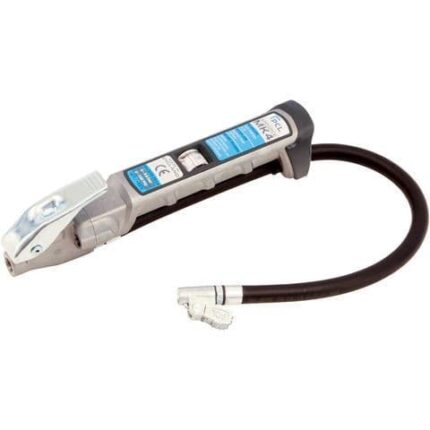 PCL MK4 Tyre Inflator Gauge with 21" Hose & Single Clip-on Connector