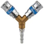 PCL Twin Vertex Air Coupling - Double Action, Trailing Hose