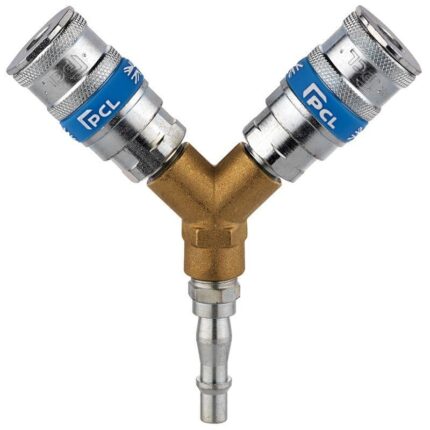 PCL Twin Vertex Air Coupling - Double Action, Trailing Hose
