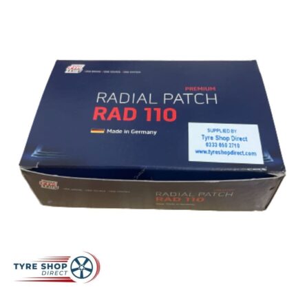 Rema Tip Top RAD110 TL Radial Tyre Repair Patches (75mm x 55mm) - Box of 20
