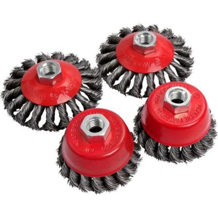 Ranger Stork Rotary Wire Brush Set - 4 Piece (M14 x 2)