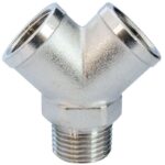 Ranger Stork 3-Way Y-Socket 3/8" BSP Male/Female/Female Air Fitting