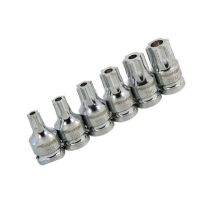 Ranger Stork 1/2" Drive Tamper-Proof Star Bit Socket Set - 6 Piece