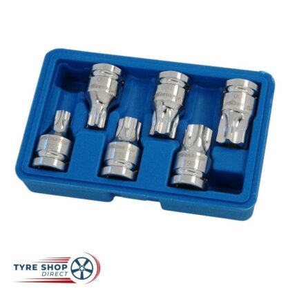 Ranger Stork 1/2" Drive Tamper-Proof Star Bit Socket Set - 6 Piece