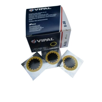 Vipal R-00 Inner Tube Repair Patches - 30mm Round (Box of 100)