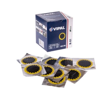 Vipal R01 Inner Tube Repair Patches - 40mm Round (Box of 100)