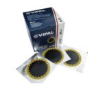 Vipal R-02 Inner Tube Repair Patches - 50mm Round (Box of 40)