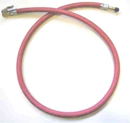 Ranger Stork 1000mm Tyre Inflator Gauge Hose Extension with Brass Euro Single Chuck