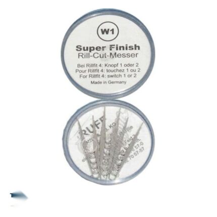 Rillfit W1 Super Finish Tyre Regrooving Blades - Made in Germany