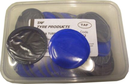 TAF Round Tyre Repair Patches 35mm - Box of 100