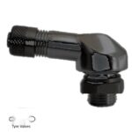 Ranger Stork TAF 25LMS Angled Motorcycle Tyre Valve - Black