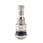 Ranger Stork Metal Tyre Valve - 11.3mm Bore, Nickel Plated