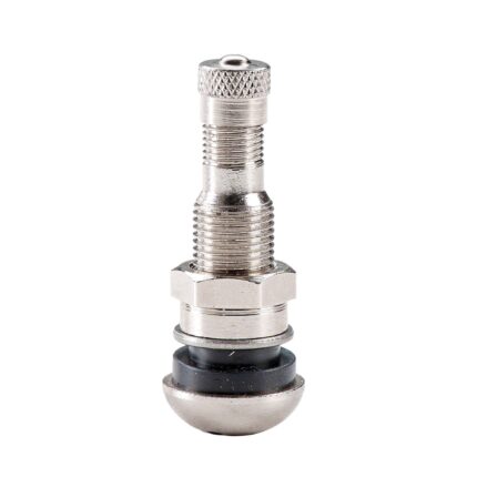 Ranger Stork Metal Tyre Valve - 11.3mm Bore, Nickel Plated
