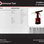 Ranger Stork UT50PP-A 1/4" Air/Hydraulic Riveter