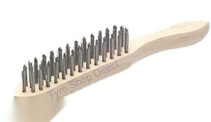 Ranger Stork 4-Row Wire Brush with Wooden Handle