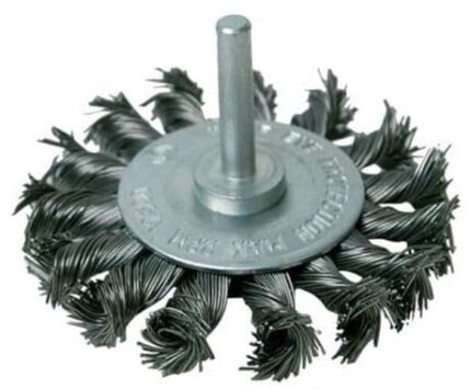Ranger Stork 75mm Knotted Wire Wheel Brush with 6mm Shank